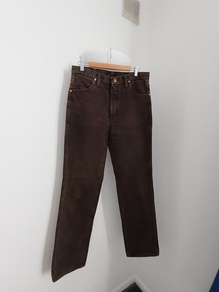 Other - Wrangler Men's Cowboy Cut Slim Fit Jeans Dark Chocolate Size 30x34 100% Cotton